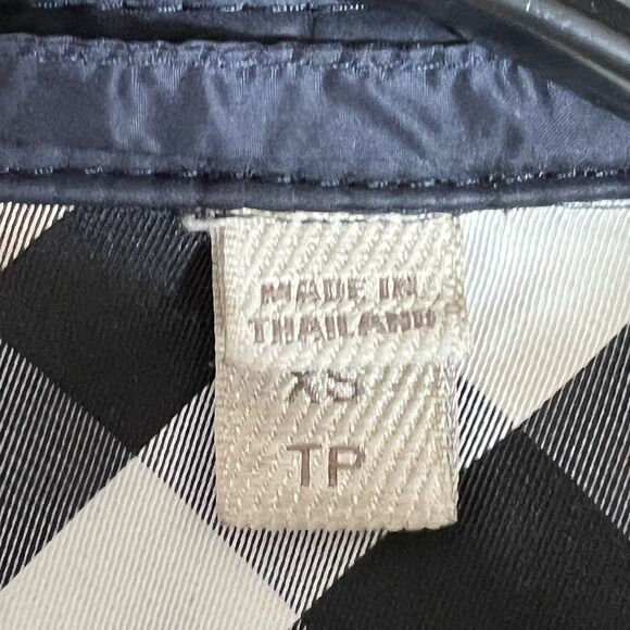 Burberry BRIT Double Breasted Coat Puffer Down Hooded Nova Check Women’s XS - Picture 11 of 14